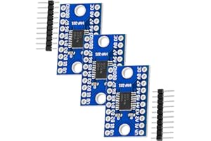 AZDelivery 3 x Logic Level Converter Convertitori Di Livello Logico compatibile con TXS0108E a 8 Canali compatibile con Arduino e Raspberry Pi incluso un E-Book!