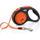 Flexi New Neon S Beden Turuncu 5MT Şerit Tasma