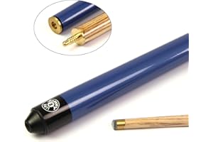 Jonny 8 Ball 52 Inch BLUE JET 2pc Ash Pool Snooker Cue - 10mm Tip