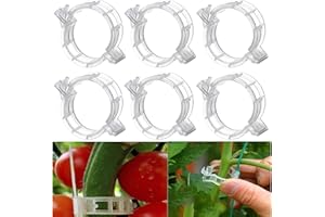 ISTLOHO 100 sztuk klipsów do roślin pnących, klipsy do roślin pnących, klipsy do pomidorów z tworzywa sztucznego do roślin pnących, klipsy do roślin, klipsy do kwiatów, do warzyw, pomidorów, roślin