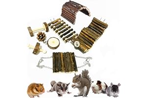 Chikanb 8 Pezzi Boredom Breaker Piccolo Animale attività Giocattolo di Sfere Divertimenti, Cura dei Denti Giocattolo Molare per Conigli, Cincillà, Criceti, Cavia Gerbilli e Altri Piccoli Animali