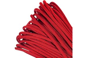 PARACORD PLANET - Véritable paracorde de Type III 550 en Nylon - Plusieurs Tailles - Résistance à la Traction de 250 kg