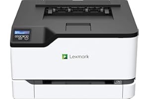 Lexmark C3224DW - Laser a colori (WLAN, LAN, fino a 22 ppm, stampa automatica su entrambi i lati), colore: Nero/Grigio