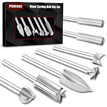 5-teiliges Holzschnitzwerkzeug-Set Aus HSS-Stahl – Gravierbohrer Mit 3mm Schaft Für Präzises Schnitzen, Fräsen & Gravieren An Holz, Kunststoff & Mehr