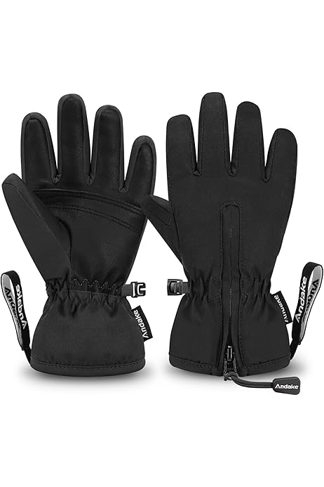 Winter-Skihandschuhe Für Kinder 3-15 Jahre - Winddicht & Wasserabweisend