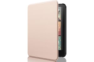 MoKo Case for 7" Kindle Paperwhite 12th Gen&Colorsoft 2024, Rose Gold | Lightweight Shell Cover, Auto Wake/Sleep, Waterproof, Slim, for Kindle Paperwhite 12th & Kindle Colorsoft 1st 2024/2025