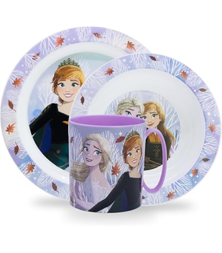 Disney Princess Ariel Kinderservies met Beker - Magnetron
