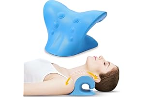 Three Stars | Relajador de cuello y Columna cervical. Almohada cervicales y cuello para el alivio del dolòr. Almohada relajante de tracción cervical. Neck Cloud. Garantía 90 Días Satisfacción Total!!!