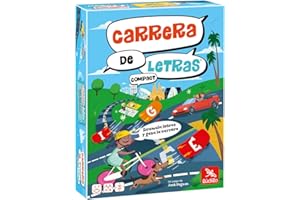 LUDILO Carrera de Letras (Lúdilo) – Juego de Mesa Educativo para niños, Juega con Las Palabras y fomenta la adquisición de Vocabulario, Jugar en Familia para Aprender y desarrollar el lenguaje