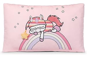 NICI Myala Unicorn Pillow 43 x 25 cm - Rectangular Cuddly Cushion for Girls, Boys & Babies, Decorative Cushion for Cuddling and Sleeping, Great Gift Idea, Colourful