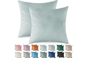 Ystyle Dekorativa Kuddfodral 60x60 2 Stycken, Stretch Kuddöverdrag I Sammet, Fyrkantiga Örngott Tvättbart För Soffa Hem Och S