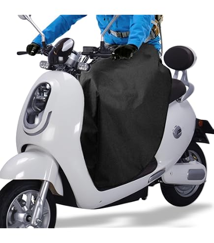 Tablier Protection Moto Coupe Vent Tablier Scooter Universel TZEKING | Protection Jambes Coupe-vent Imperméable | Pour Scooters Et Motos Protection Jambes Scooter Universel