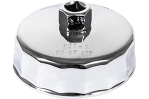 YZYUN Chiave Per Filtro Olio per BMW e Volvo, 86 mm 16 Flauto, Chiave per filtri dell'olio per N20, N26, N51, N52, N54, N55, N63, N74, S55 e S63