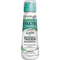 Garnier Fructis Unsichtbares Trockenshampoo – Yuzu Zitrone, 150 Ml, Für Volumen & Frische Haare Ohne Wasser