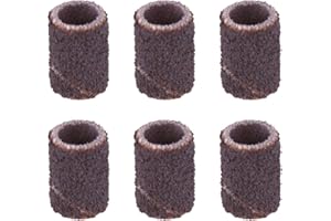 Dremel 431 - Paquete múltiple de bandas de lijar, 6 bandas de lijar (6,4 mm - grano 60) para lijar, dar forma y alisar materiales de madera y plástico