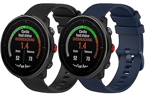 CHULN 2 Pcs Bracelet Compatible pour Polar Vantage M2 /Polar Vantage M/Polar Grit X, 22mm Universel Sport en lanières Bracelets Polar Vantage M2