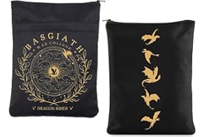 FOTAP Fourth Wing Book Sleeve Dragon Rider Gift Basgiath War College Inspired (BASGIATH Dragon bs1), (11)