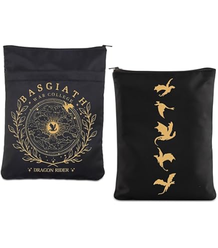 BAUNA Wings Novel - Borsa A Tracolla Ispirata A Xaden Riorson, Regalo Per Lettori Di Fantasy E Cavalieri Di Draghi - 5