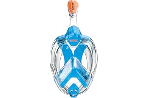 SEAC AMICA, Maschera Integrale da Snorkeling per adulti e bambini dai 6 anni in su, facciale in polimero anallergico senza ftalati