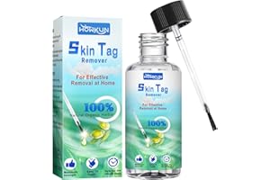 Howkun Skin-Tag-Removal-Kit Extra-Strength-Skin-Tag-Remover Safe-Gentle-Wart-Remover Tag-Dry-Fall-Away Easy-Use-at-Home, Blue