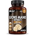 Lions Mane Extract Mushroom 2000mg – 180 High Strength Vegan