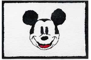 Jay Franco „Disney Micky Maus“ weiche, rutschfeste Badematte – 51 x 77 cm Plüschvorleger für das Badezimmer