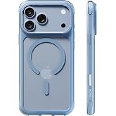 URUCHI GM Air iPhone 18 Pro Max / 17 Pro Max ile Uyumlu Manyetik Şeffaf Kılıf, Sert Kristal Arka + Yumuşak Silikon Kenar, Air