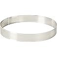 Lacor Stampo Rotondo Forato, Acciaio Inossidabile, Grigio, 24 cm