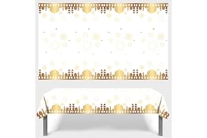 MORAINJAY Eid obrus, 2-częściowy zestaw (czarny)