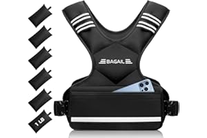 Chaleco de musculación Bagail con placas de hierro extraíbles, pecho ajustable, resistente y duradero para hombres y mujeres, yoga y aeróbic.