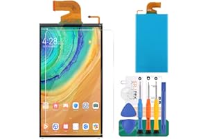 SRJTEK Para Nintendo Switch Pantalla LCD Para Nintendo Switch Pantalla de repuesto HAC-001 2017 1 ª primera generación, película templada libre, pegamento y herramientas (No incluye la pantalla táctil)