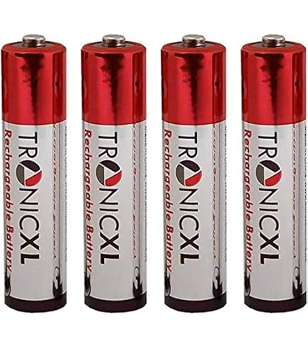 Vhbw Lot 4 Piles Rechargeables AAA HR03 1000mAh - Compatible Siemens Gigaset S810 S820