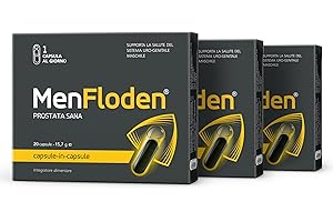 MenFloden – innovazione per la salute della prostata. Formula liquida potentissima con tripla azione. Cucurbita pepo, Serenoa repens, Flowens®. (Confezione da 1) (3 Pezzo)