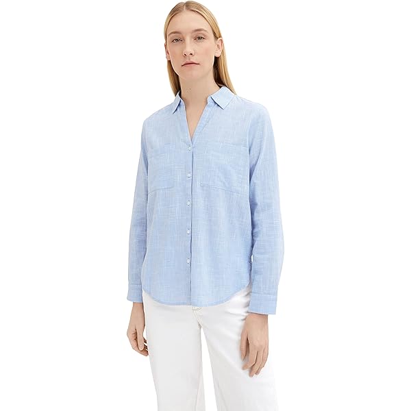 tomo　0507 TOM TAILOR 1016190 bluzka w paski Kobiety, 26940 - Offwhite