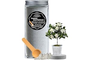 LiveLaif- 200 gr Tierra de Diatomeas para Plantas y Animales| Tierra Diatomeas Insecticida | Tierras de Diatomeas Fertilizante Plantas |Micronizada (Frasco PVC, 200, Gramos)