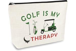 MIKELA Golf Gifts Lady Golf Cosmetic Bags Golf Lover Gifts Golf Player Gifts Golfer Makeup Bag Golf Team Gifts for Girls Women Golf Accessories Gifts Golfing Gifts Christmas Birthday Gifts Travel Make Up Bag