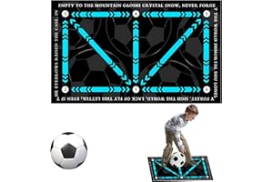Asheyya Football Training Mat, 40 x 60 cm Soccer Skills Practice Mat
