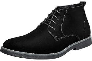 Bruno Marc Men's Chukka Suede Leather Chukka Desert Oxford Ankle Boots