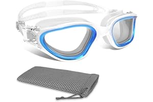 Winline Swimming Goggles Clear Vision Anti Fog Anti UV Anti Leak Waterproof Swim Goggles with Polarized or Non-Polarized Lens for Adult Men Women Teenager
