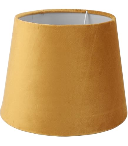 Lampenkap velours oker geel 20x15 cm kopen? Lampenkappen