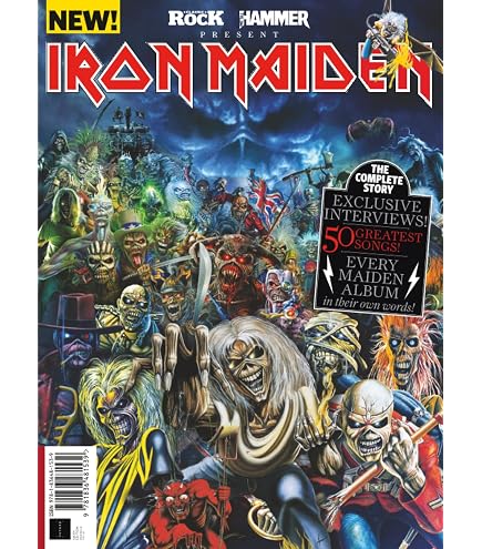 Calendario De Pared Iron Maiden 2025 A3 - Con Pegatinas Organizativas, Obra De Arte De álbumes, Para Fans Del Heavy Metal