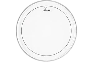 XDrum 16" Oil Hydraulic Schlagzeugfell (16 Zoll, Drumhead, Ölfell, saubere Klangverteilung und Klangtiefe, kurzes Sustain bei trockenem Sound)