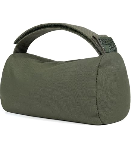Caldwell Heckschießsack – Universell, Mit Klettriemen, Aus Leder & Polyester, Für Schießstand & Jagd