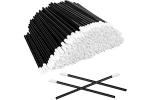 BQMEZRNUS 300PCS Disposable Lip Brushes Black lip wands Lipstick Applicators Lip Gloss Wands Concealer Brushes Lip Applicators Lipstick Wands Eyeshadow Applicator Tool Disposable Cosmetic Brush Tool