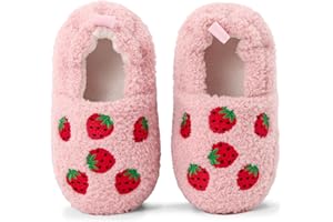 Cheerful Mario 2-7 Años Zapatillas Casa Niña Invierno Pantuflas Por Niños Pequeños Suave e Cálido