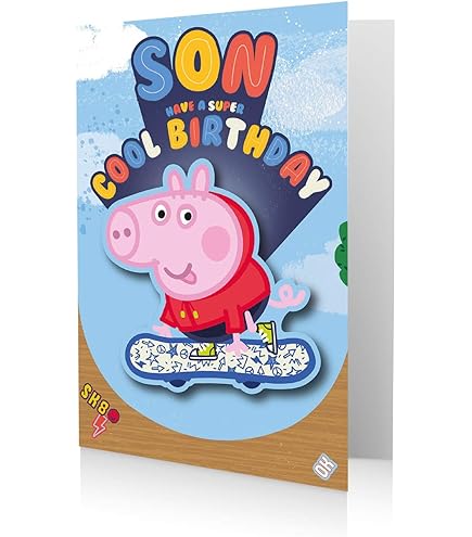 Danilo Promotions LTD Official Peppa Pig Brother Birthday Card, To A