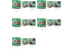 Sun3drucker 5Pcs 433Mhz RF transmitter with receiver kit for Arduino ARM MCU wireless
