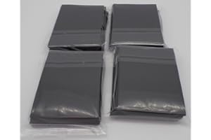 ‎DOCSMAGIC.DE docsmagic.de 4 x 60 Mat Black Card Sleeves Small Size 62 x 89 - YGO CFV - Mini Kartenhüllen Schwarz