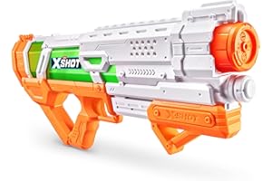 X-Shot Pistolet à Eau épique à Remplissage Rapide par ZURU, Watergun pour l'été, Jouets à Eau XShot et Pistolet à Jet d'eau (se remplit d'eau en Seulement 1 Seconde), Grand Jouet à Eau pour Enfants,