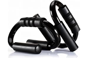 Retoo push-up-handtag, förkromade stålhandtag i neoprenskum, set om 2 | Halkfria kuddar, förstärkt konstruktion, handtagets bredd 10,5 cm, lätt och bärbar, 15,5 x 11,5 x 11,5 cm